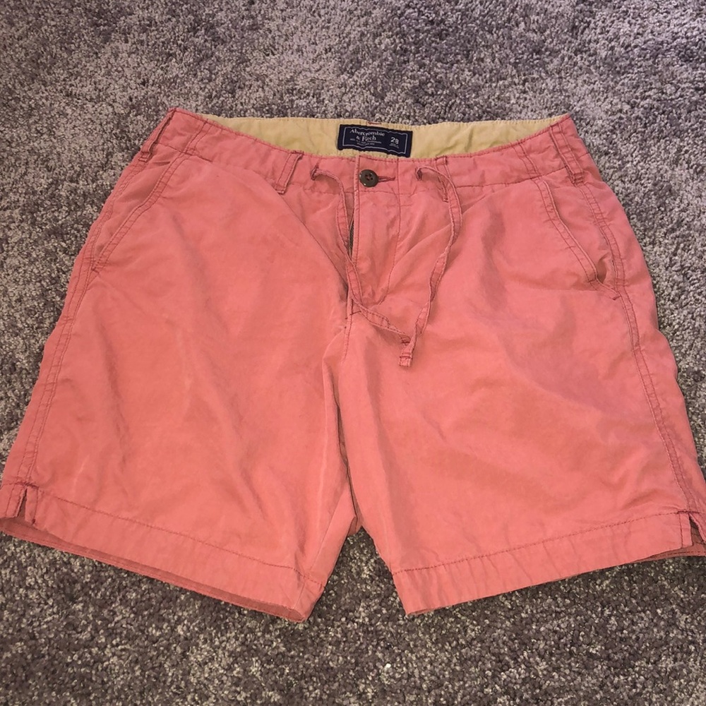 Men’s Abercrombie & Fitch nude color board shorts